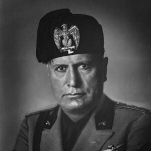 Photo of Benito Mussolini